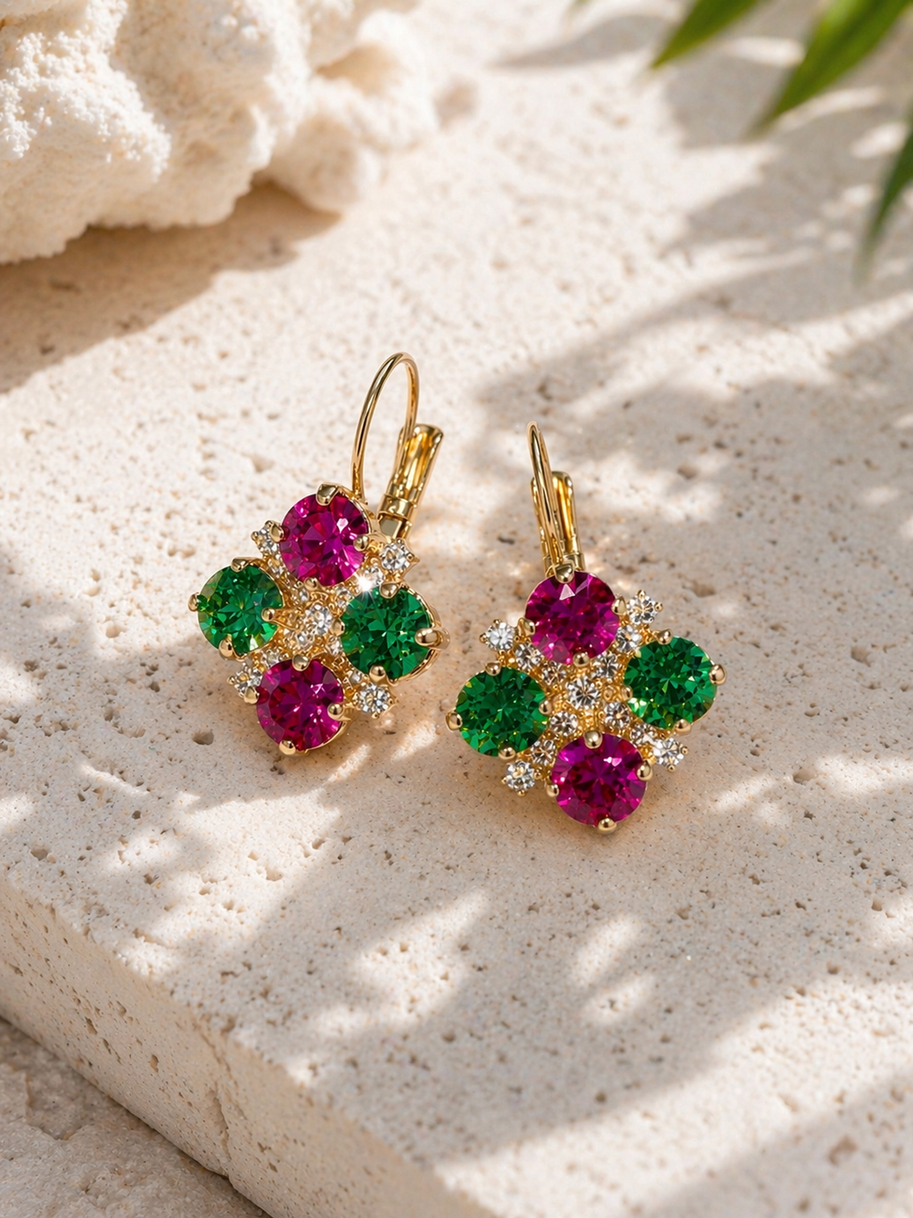 Palm Beach Lily Earrings