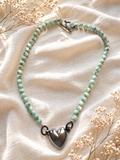 The Montana Chrome Plated Heart