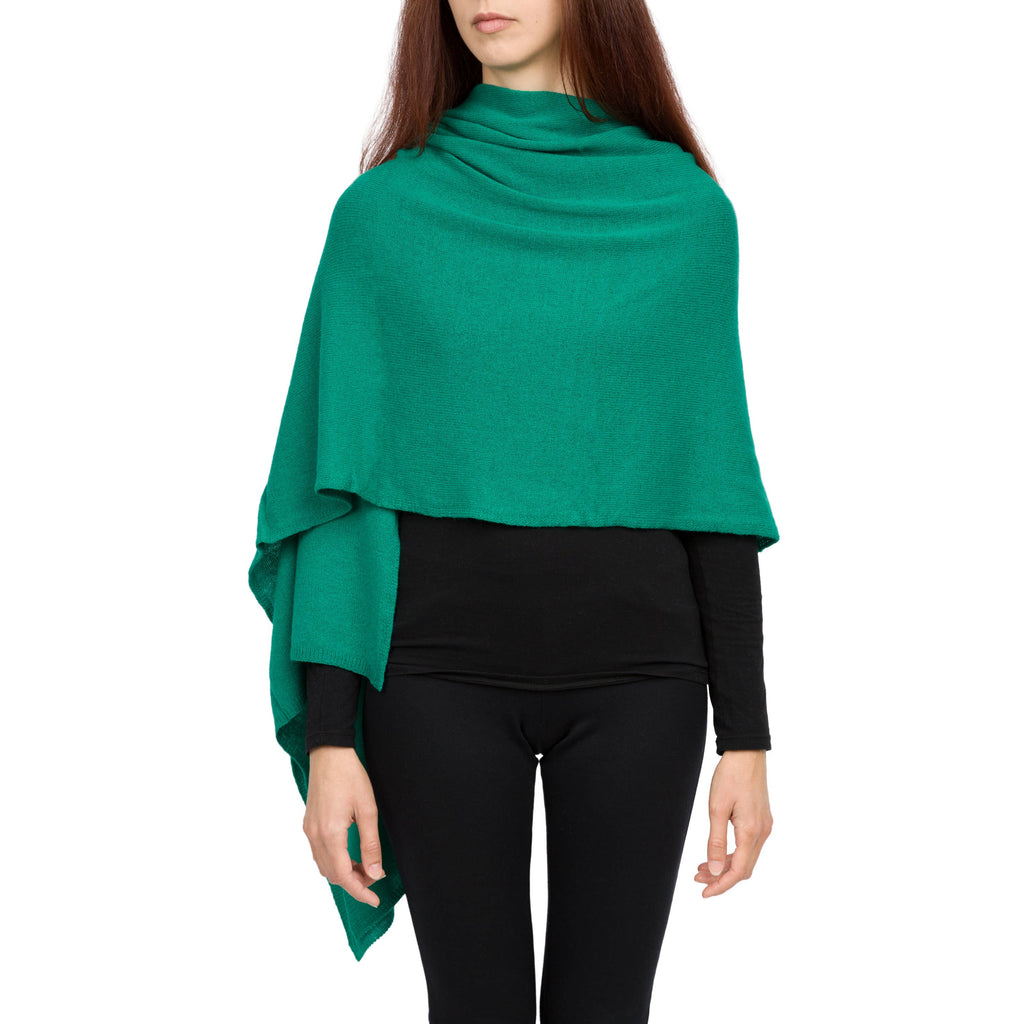 Benny Top - Classic pure cashmere wrap: Baby pink