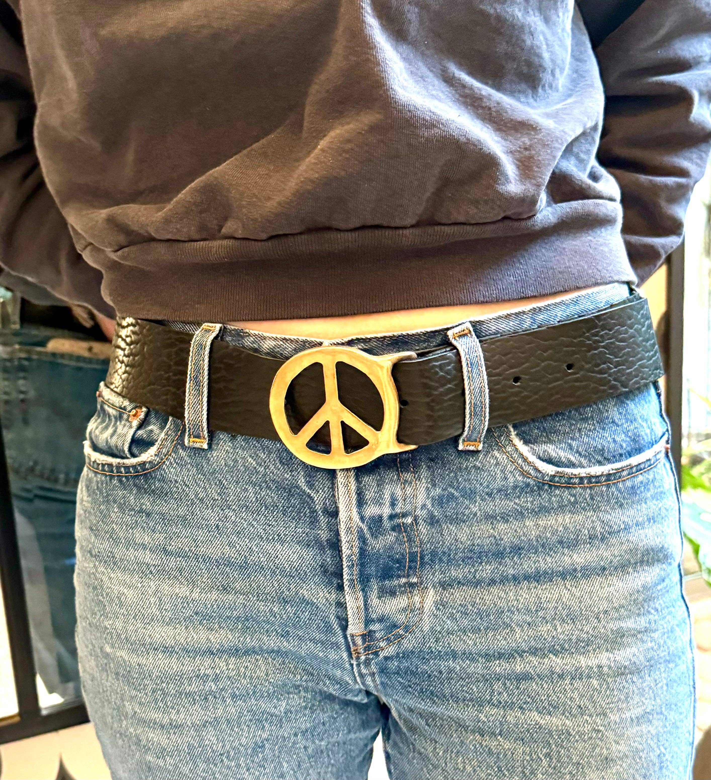 Peace belt: Black M/L