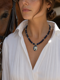 The Midnight Equestrian Cameo Necklace