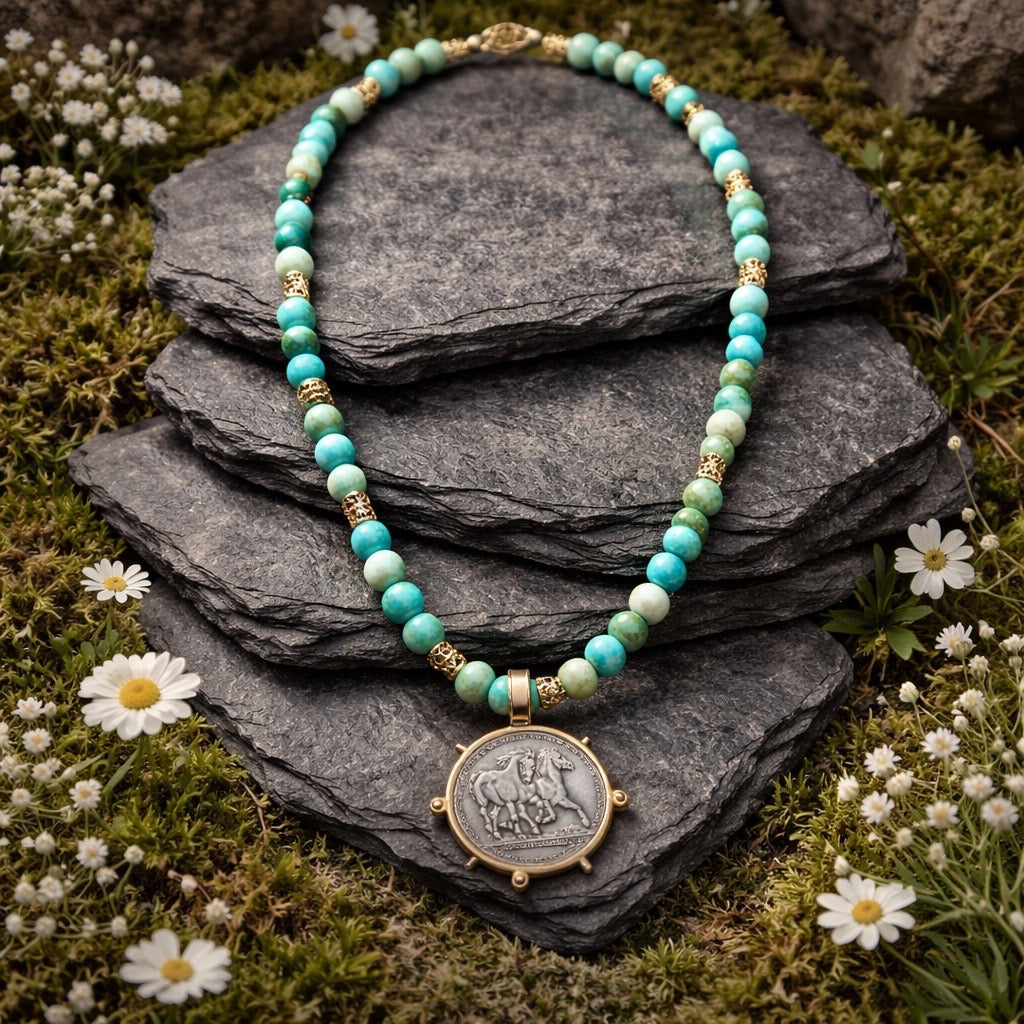 The Montana Turquoise Statement Necklace