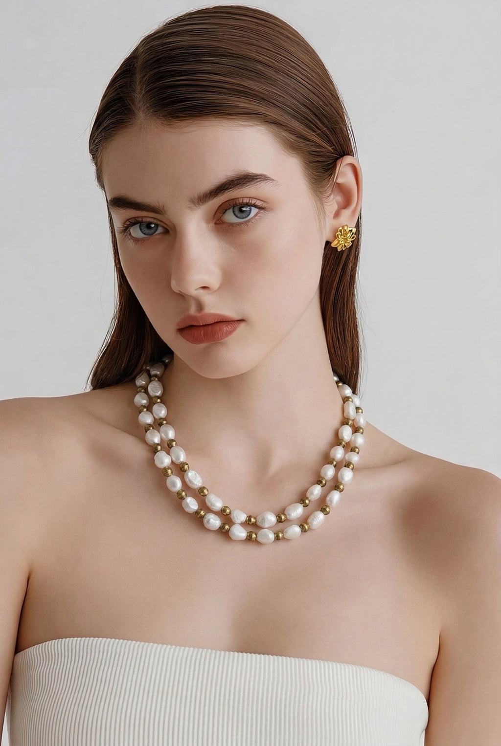 The Classics Double Strand Cultured Pearl Necklace
