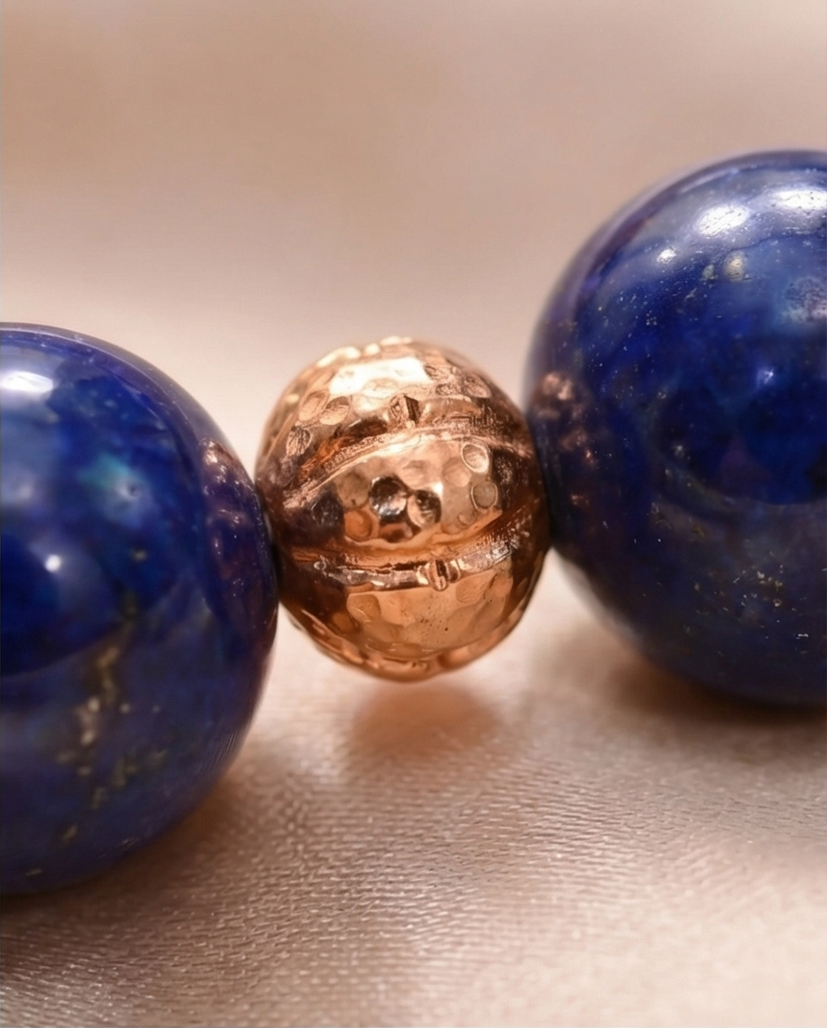 The Wilma Lapis Lazuli and Copper Necklace