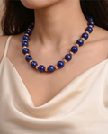 The Wilma Lapis Lazuli and Copper Necklace