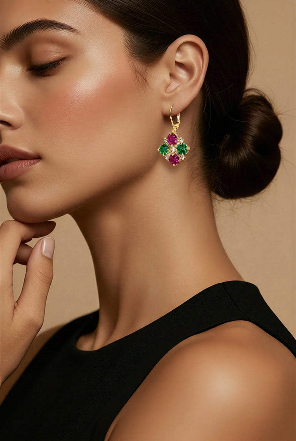 Palm Beach Lily Earrings