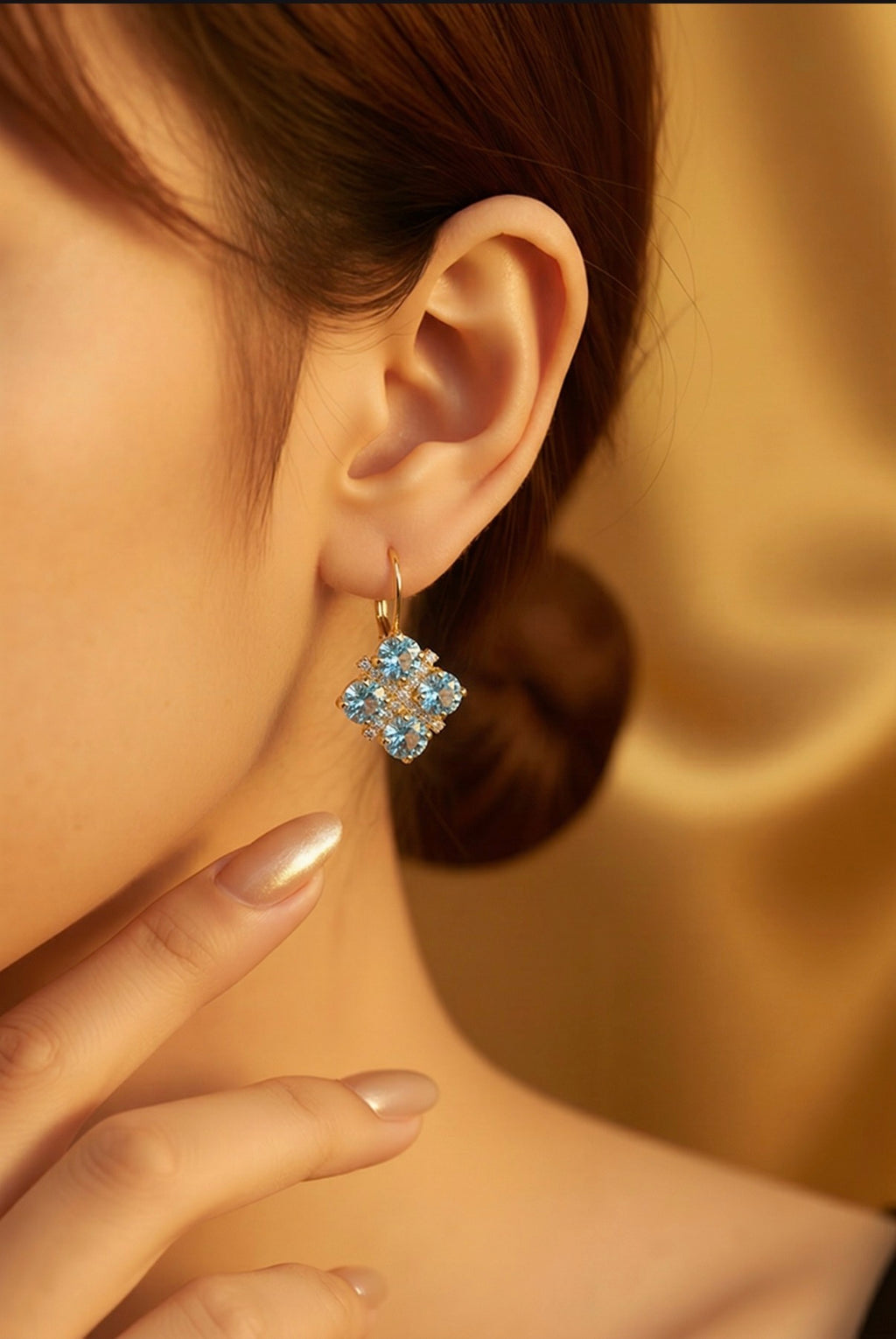 The Palm Beach Ocean Earrings