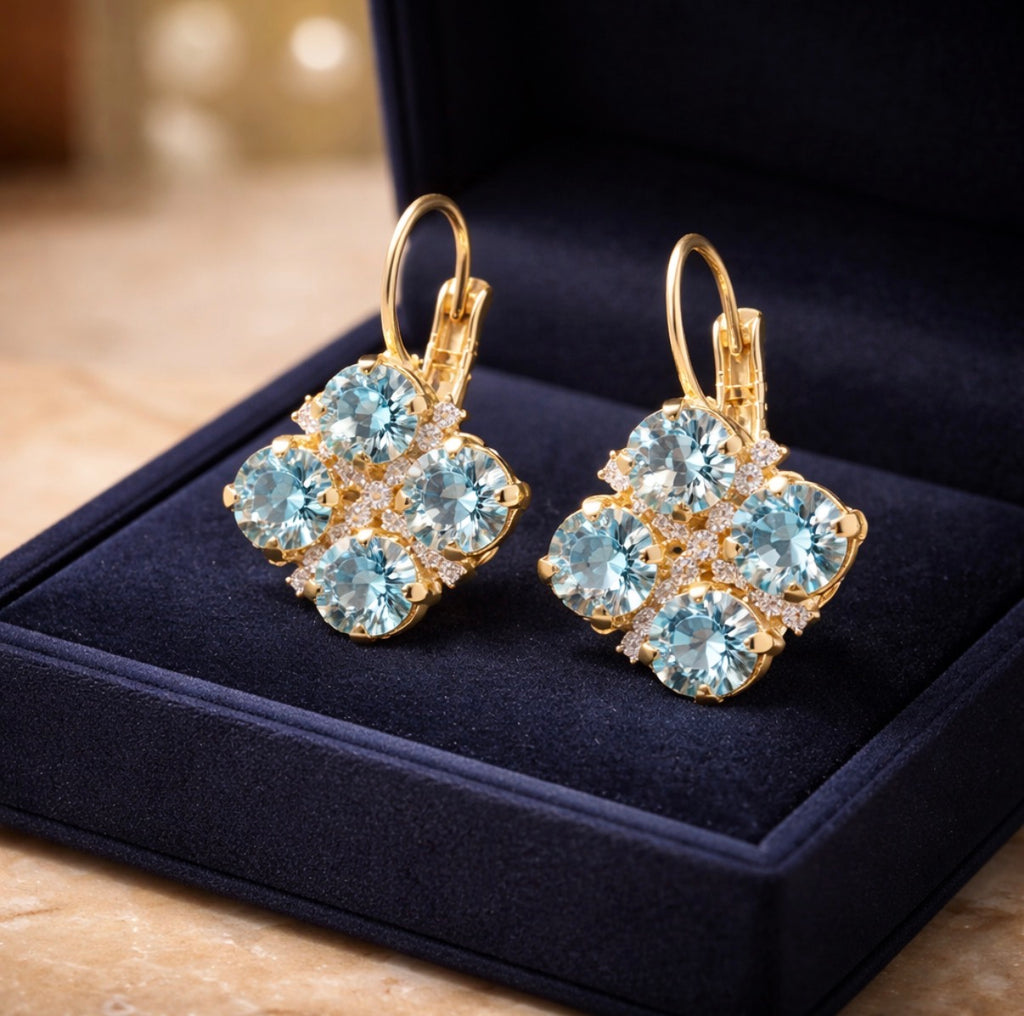 The Palm Beach Ocean Earrings