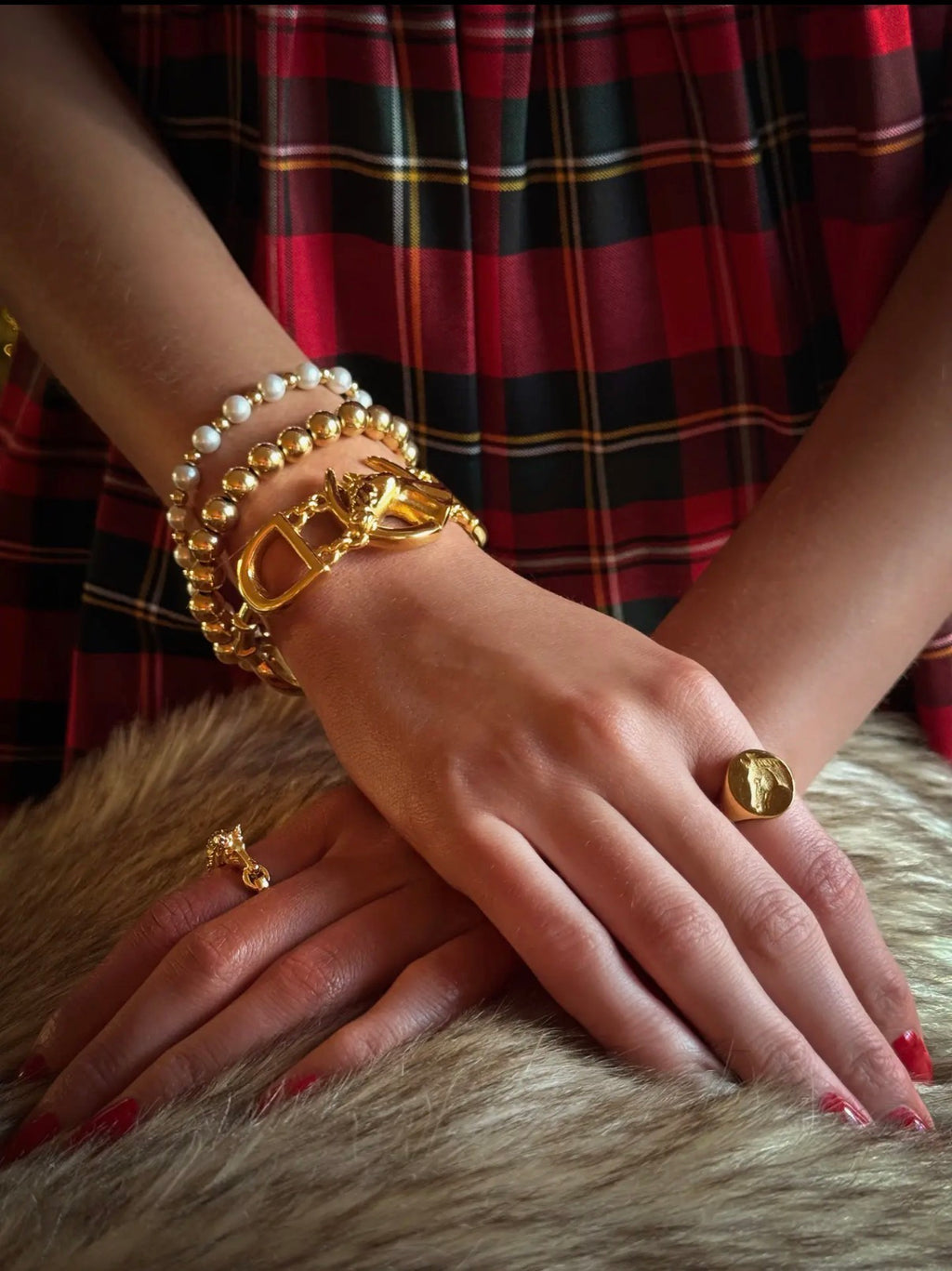 Derby Day Gold Bracelet