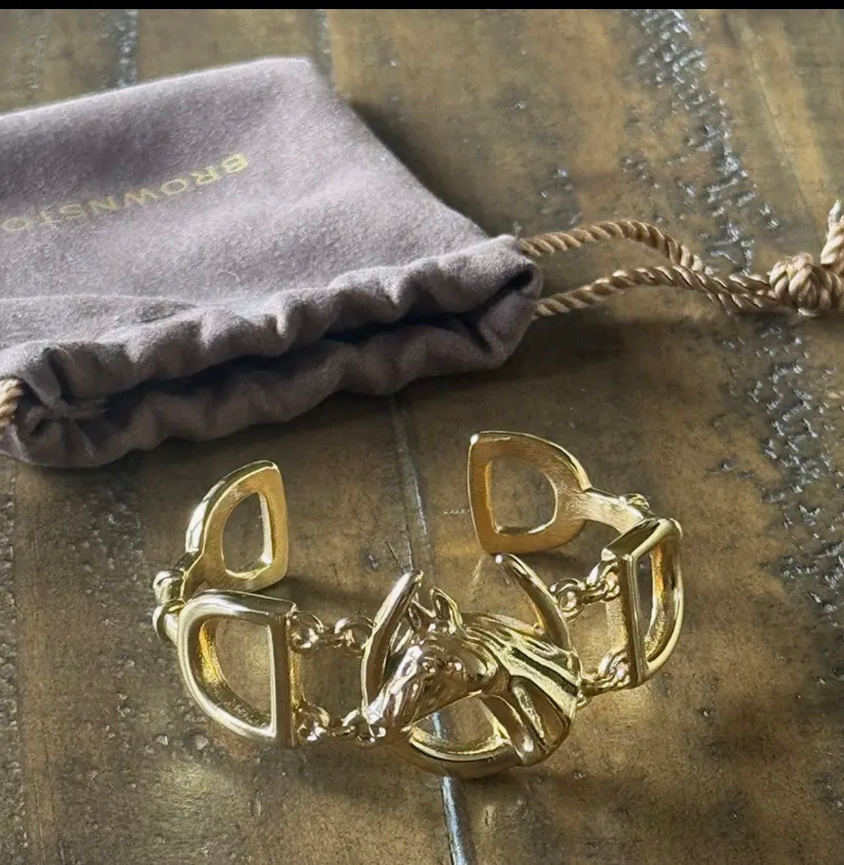 Derby Day Gold Bracelet