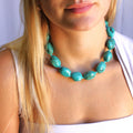 Desert Skies Turquoise Necklace: 16 inch