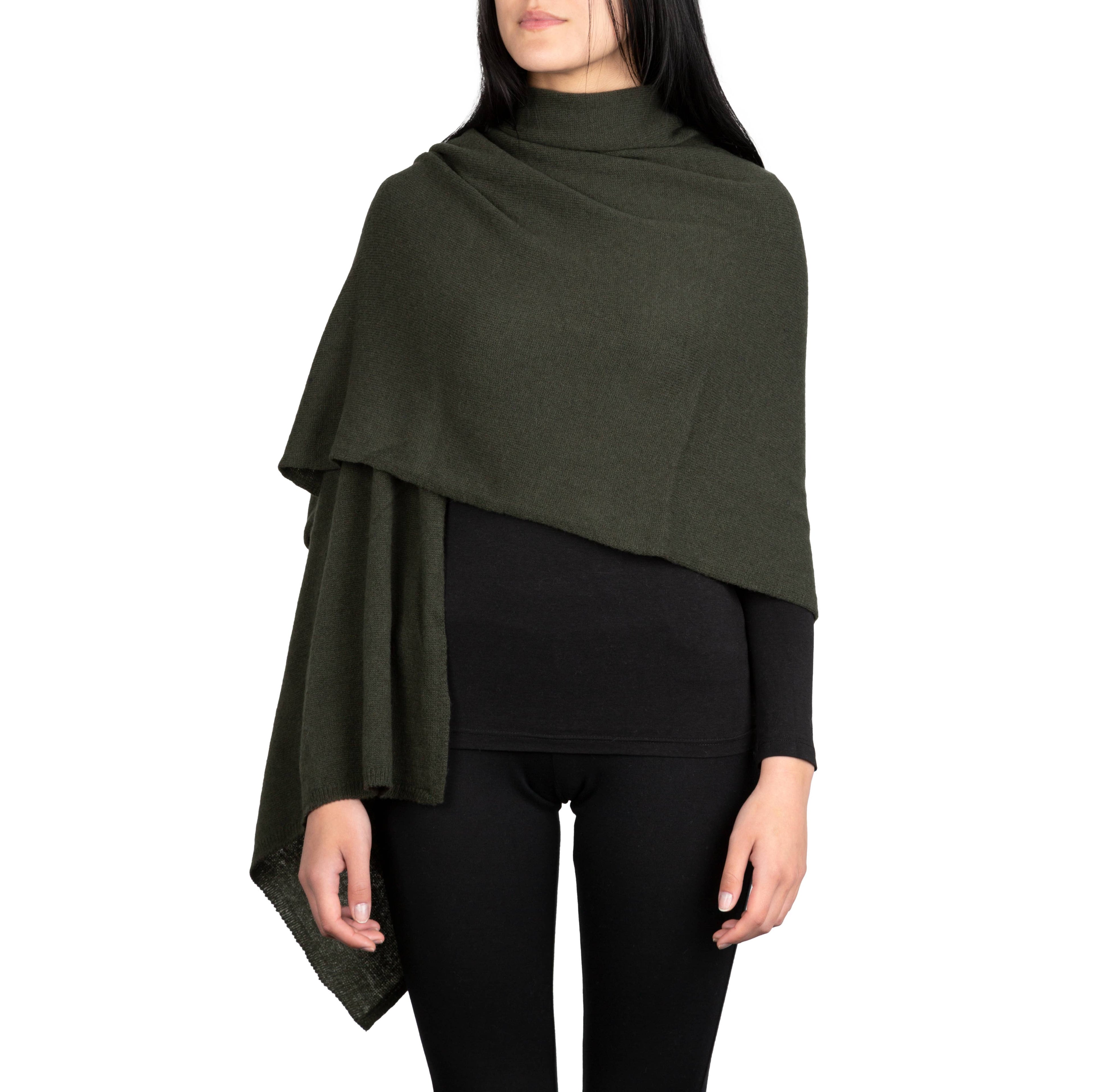 Benny Top - Classic pure cashmere wrap: Baby pink