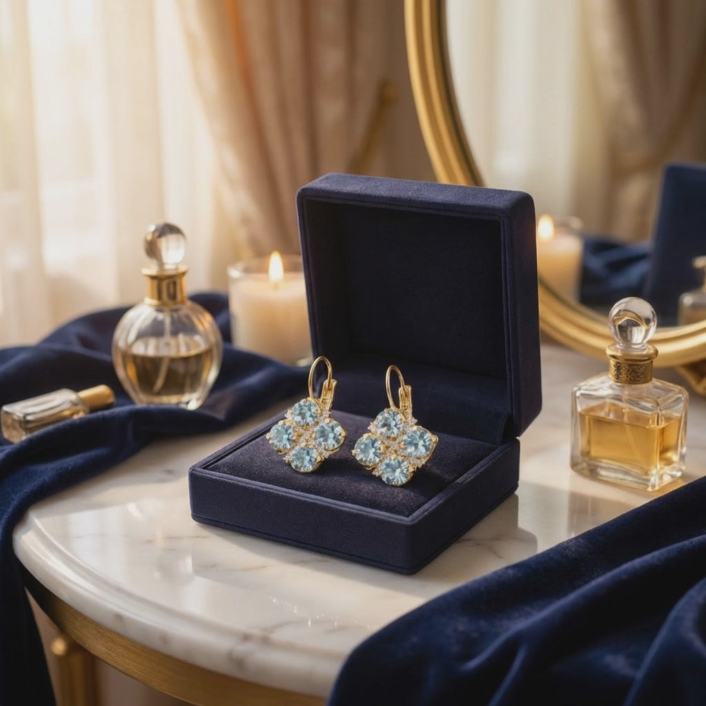 The Palm Beach Ocean Earrings
